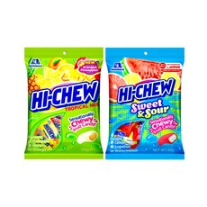 모리나가 하이츄 (트로피컬 믹스+스윗&사우어) 90g 캐러멜 어린이간식, 1개