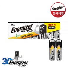 에너자이저 알카라인 패밀리팩 건전지 AA 24입 210101, 맥스플러스 AAA 10입210101