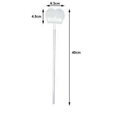 10/20/30/50/100pcs 컵과 풍선 스틱 40cm/70cm 긴 지우기 보보 홀더 파티 장식 용품, 30pcs, 14)루비