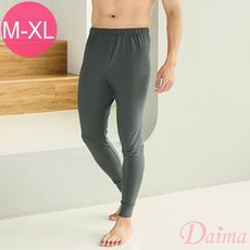 Daima黛瑪 M-XL 雙面磨毛-三色可選-親膚男生保暖褲5136