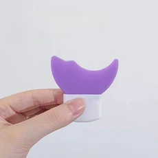 다기능 아이 메이크업 실리콘 보조기구 초승달 모양 속눈썹 브러쉬 아이라이너 섀도우 보조 도구 아이라이