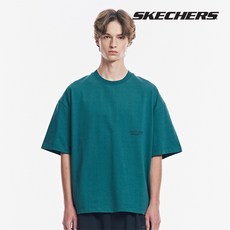 [스케쳐스] 남성 C/P 헤비웨이트 반팔 라운드 티셔츠 SL3MTCFM052