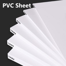 흰색 PVC 폼 보드 100x100mm~300x400mm 두께: 3mm~15mm 모델 제작 건축 자재 수제, 11 200x200mmx15mm-1Pcs
