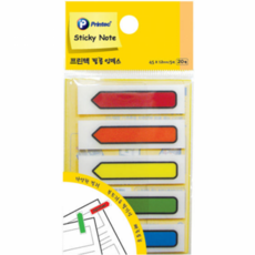 프린텍 필름 인덱스 스티키노트 FI010 45x12mm 5색X20매, 1개, 20개입