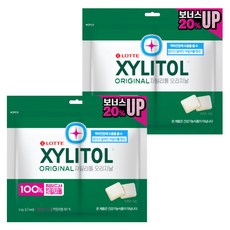 롯데자일리톨 오리지날 리필, 105g, 2개