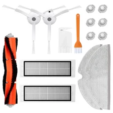 XiaoMi Roborock S5 S6 순수 진공 청소기 예비 부품 HEPA 필터 천 측면메인 브러시 액세서리, 기타