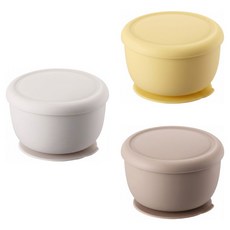 락앤락 리틀럽 이유식 흡착볼 260ml, 실리콘베이지, 1개