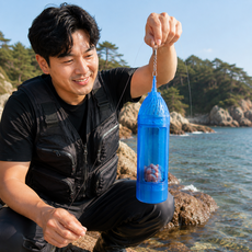 쎄네핏 집어통 카고망 카고통 크릴 전갱이 바다 카고집어망
