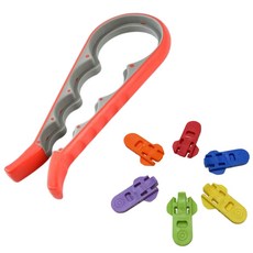 템모스 유리병따개 캔오프너 캔따개 만능 오프너, 레드, 1세트