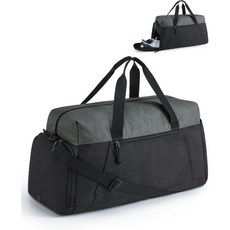 BAGSMART Gym 백 for 남성 여성 접이식 트래블 더플 경량 위켄더 더플백 With Shoe 컴파트먼트 발수 내수성 Workout 스포츠 Yoga 블랙 342172, 56L