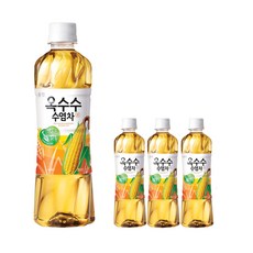웅진 옥수수수염차 1.5L x 12pet 옥수수수염차, 500ml, 4개