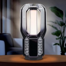 개더웨이 충전식 LED 캠핑 랜턴 - 프리 그립 디자인 4가지 라이트 모드 방수 및 3000K 따뜻한 화이트 텐트 조명 가벼운 야외 휴대용 디밍 가능한 가정용 비상등, Gradient Black, 1개, Black Gradient-4500mah