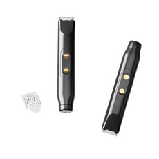 電動脫毛器女士私處剃陰器雙頭全身剃毛器充電式剃鬚刀, 無規格, 黑色