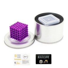 5mm 네오큐브 자석큐브 자기 공, 보라색, 1개