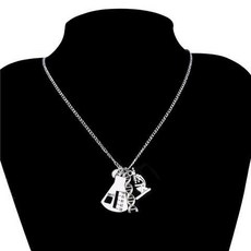 歐美化學分子顯微鏡鑰匙扣 理科生教師學生紀念個性項鍊, 1個, N517