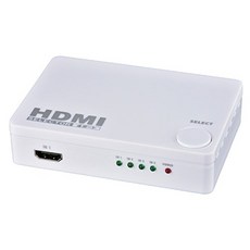 OHM 4포트 HDMI 셀렉터 화이트 AV-S04S-W, 1개