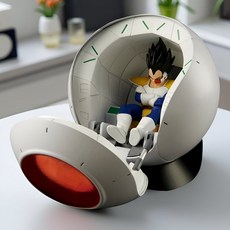 일본 반다이 피규어라이즈 드래곤볼 베지터 우주선 프라모델 16cm