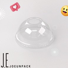 씨앤몰 CN 일회용 투명컵뚜껑 92파이 돔형뚜껑, 돔형, 1000개, 1개