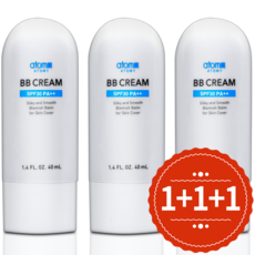 1+1+1 애터미 프리미엄 비비크림 SPF30 PA++ 커버력 좋은 크림, 단일색, 3개, 40ml
