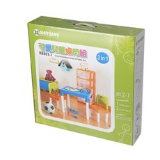 KEYWAY 聯府 RB8011 可愛兒童桌椅組 露營椅 兒童椅 兒童桌椅 玩具桌, 鮮豔亮