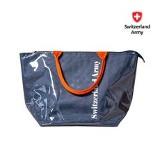 스위칠랜드 쿨러백 PVC 보냉가방 15L (차량용 골프용 피크닉용 장보기용), 네이비