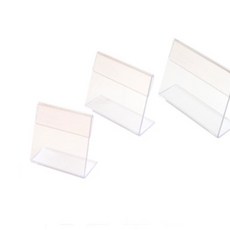 레나셀렉 이름표삼각대 투명쇼케이스 가로형단면쇼케이스, 60x40mm