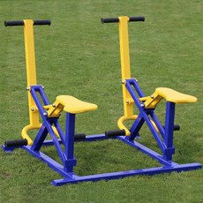 에스앤씨 승마운동기구 근육 훈련 접이식 승마기 복근, 2인용 바닥형 직선핸들 확장 나사, 기본 모델명/품번