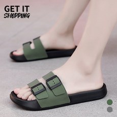 투버클 남자슬리퍼 발편한 남성 패션 슬리퍼