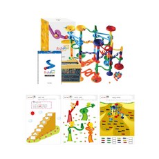 가정어린이집 유아동 두뇌깨우기 롤러코스터 블럭 176P 두뇌혁명 교구, 1개
