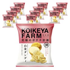 KOIKEYA 湖池屋Farm究極洋芋片 白金海苔風味, 12個