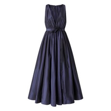 핀코 벨트 미디 드레스