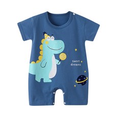 嬰兒短袖連身衣