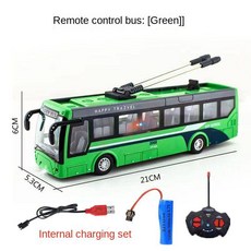 rc카 키덜트 호환 리모컨 버스 자동차 충전등 전기 더블 데커 버스 모델 선물, 4.D