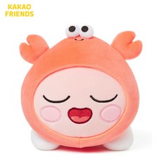 KAKAO FRIENDS 海灘酒吧系列：萊恩、桃子造型兒童泳圈, 螃蟹桃子, 1個