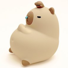 卡皮巴拉拍拍矽膠七彩小夜燈, 卡皮巴拉頭頂木魚