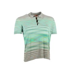 미쏘니 중고 스트라이프 코튼 폴로 셔츠