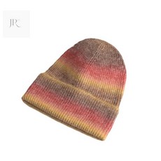 마깡몰 그라데이션 두건 모자 여성겨울모자