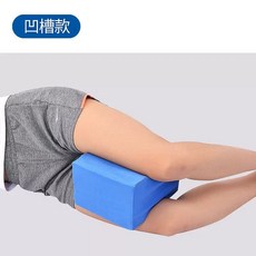 고정 폼 발베개 메모리 무릎 다리베개 베개 지지 슬리퍼 다리 사이드 클립 스트랩 레깅스, 1개, R. 신형 블루 5x9x5cm