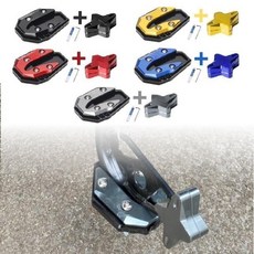 NMAX 사이드스탠드 세트 21 26 클립 삼각대 말발굽 날개, 1세트, 레드