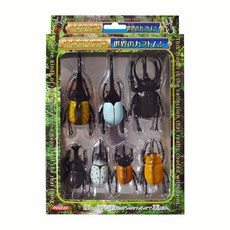 玩具先生 日版立體昆蟲甲蟲模型標本組(合格玩具) 世界甲蟲模型收藏, 1