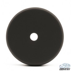 【逸品汽車百貨】6吋DA/GA機專用拋光海綿 粗拋中拋細拋 汽車美容專用 拋光打蠟海綿 黏扣盤海綿 打蠟盤 拋光墊, 黑色(細拋), 1個