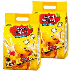 이레에프에스 복숭아 아이스티 분말, 14g, 100개입, 2개