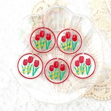 꽃 아크릴 빨강, 1봉