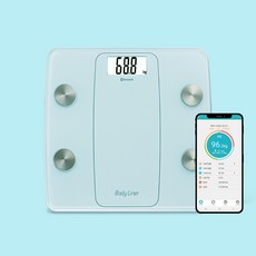 바디라이너 스마트 디지털 체지방 체중계, BL4000BT, 민트