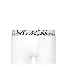 돌체앤가바나 로고 웨이스트밴드 저지 복서 브리프