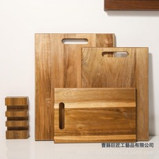 DFMEI 實木相思木菜板砧板家用方形木質菜板可懸掛切菜板, 1個, 小號28*18*1.5