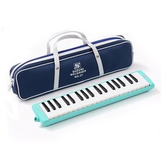 를위한 SUZUKI Melodica 32 37 악기 에어 피아노 키보드 운반 가방 선물, 37 Keys Gr n