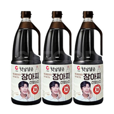 청정원 장아찌 간장소스, 1700ml, 3개