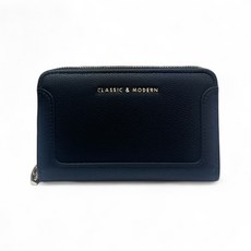 韓系質感Logo中夾 荔枝紋大容量零錢包 女生中夾