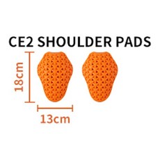 오토바이보호대 라이딩 이너 팔꿈치 WOSAWE 보호 장비 CE 인증 아머 무릎 엉덩이 패드 오토바이 재킷 & 바지 교체용 소프트 안티드롭, Shoulder pads
